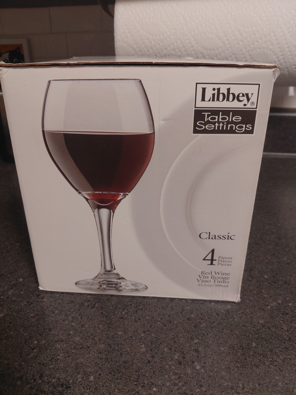 Libbey Classic Red Wine Glasses - Clear (Set of 4)